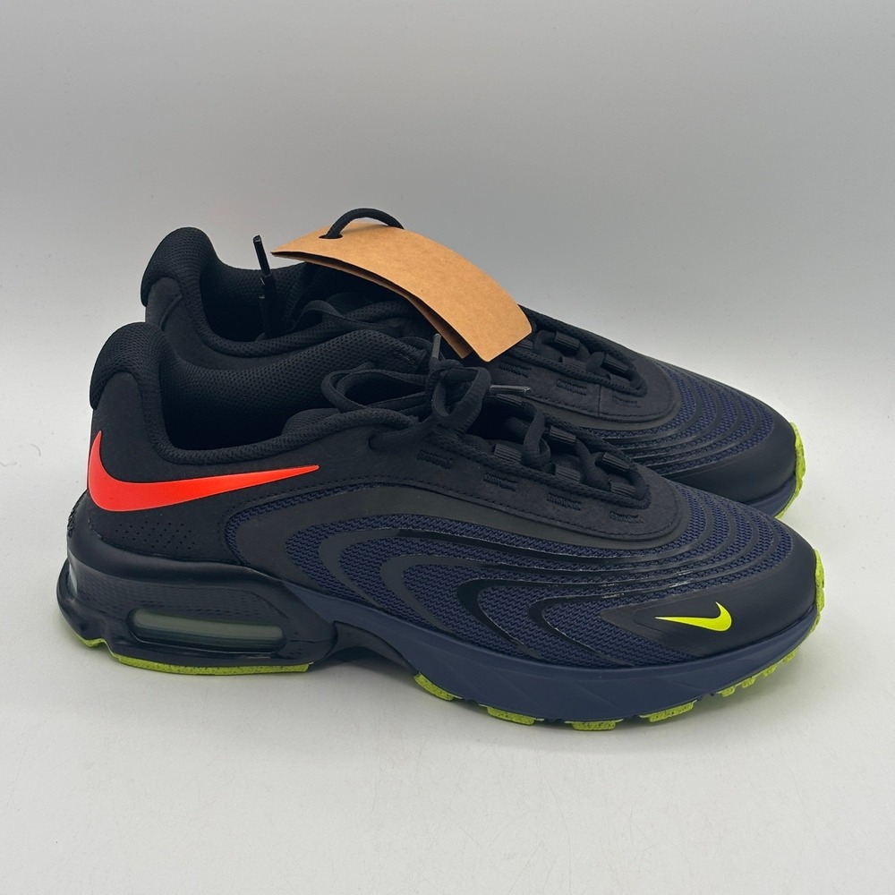 Nike Air Max Fire Shoes Men Size 8.5 Blue Lemon Running IR0819-401